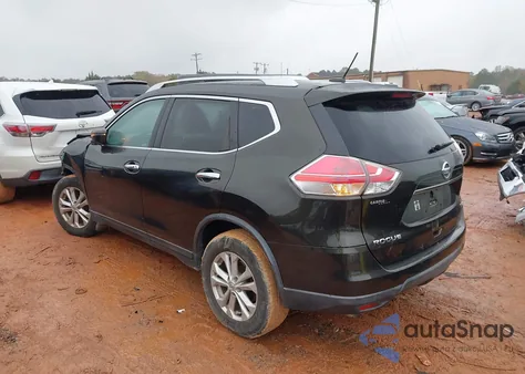 2016 Nissan Rogue Sv из США, поврежденный, VIN KNMAT2MV4GP674926